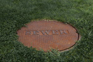 Sewer Line Warning Signs in Fayetteville, NC