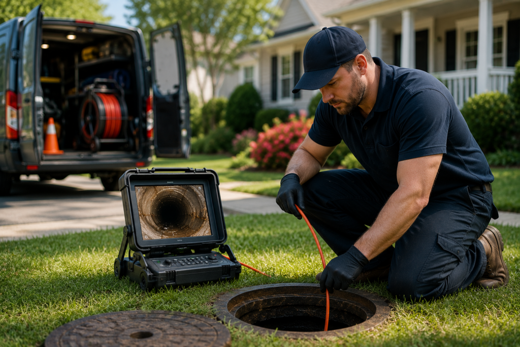 Fayetteville Sewer Line Pros Who Show You the Problem Before You Pay